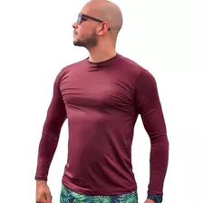 Camiseta Blusa Masculina Térmica Proteção Praia Pele Uv 50+