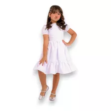 Vestido Infantil Menina Fresco Igreja Festa Moda Evangelica