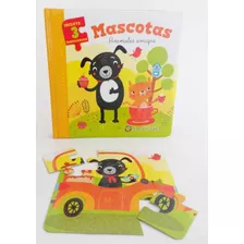 Mascotas - Libro Para Armar Contiene 3 Rompecabezas