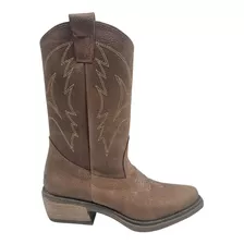 Bota Bucanera Botineta Baja Goma Dama Cuero Moda 1461b