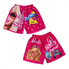 Juego De Short Bermuda Para Niña Compatible Con Barbie 2 Pz