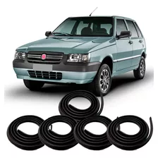 Kit Borrachas 4 Portas E Porta Malas Fiat Uno Premio Elba .