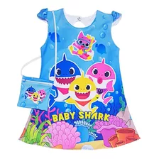 Vestido Baby Shark Para Nenas