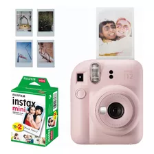 Kit Câmera Instax Mini 12 Fujifilm Instantânea Com 20 Filmes