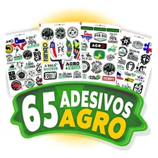 Adesivos Agro | Agronomia Kit C 65 Unid Ou Cartela + Brindes