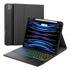 Greenlaw Funda Para iPad Pro 12.9 Con Teclado, Retroiluminac