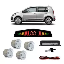 Sensor De Estacionamento Vw Up Todos Prata 4 Pontos 22mm