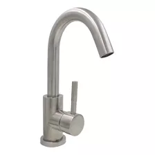 Torneira Gourmet Monocomando Inox Escovado Bica Móvel Baixa