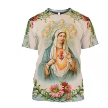 Camiseta Guadalupe Virgen María Católica 3d