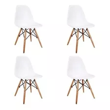 Cadeira De Jantar Empório Tiffany Eames, Estrutura De Cor Estrutura Da Cadeira Branco