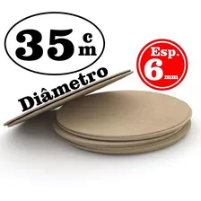 Disco Placa Redonda Mdf Cru 6mm 35 Cm Artesanato