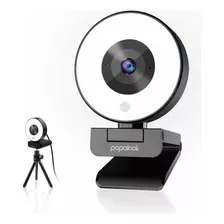 Webcam Papalook Hd 1080p Con Anillo De Luz Pa552