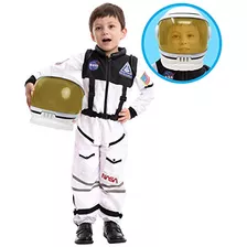 Disfraz De Piloto De Astronauta De La Nasa Con Casco De Vise
