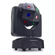 Luz Led Robotica Giro Infinito Laser + Strobe
