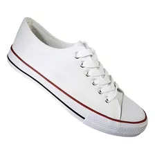 Zapatilla Urbana De Lona mujer Casual - Blanca - 7074