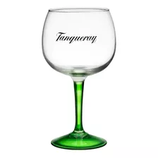 Taça De Gin Tônica Em Vidro Tanqueray 600 Ml Base Verde