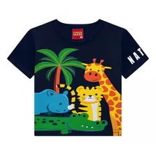 Camiseta Infantil Masculina Kyly Meia Malha 112637