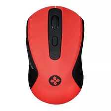 Mouse Naceb (na-0116r) Inalambrico, Optico, 6botones Rojo