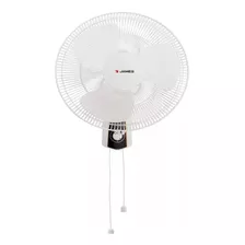 Ventilador De Pared James Vwj 16c Blanco Con 3 Aspas, 16 De Diámetro 220 v