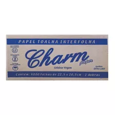 Papel Toalha Banheiro Interfolhado 2d Extra 4800fls Charm