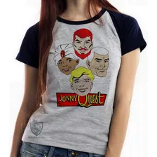 Blusa Baby Look Jonny Quest Desenho Retrô Antigo Hanna Barb