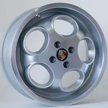 Rodas Porsche Lemans Aro 15x7 (jogo) + Bicos Cor Prata Com Diamantado