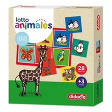 Juego De Mesa Lotto Animales Infantil Didacta