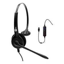 Headset Usb Voip C/ Cancelador De Ruídos Mod. Premium Fp 350