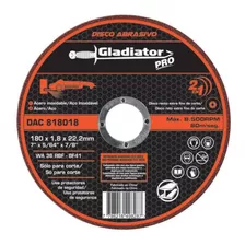 25 Discos De Corte Para Amoladora 180 X 1,8mm Gladiator