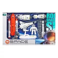 Brinquedo Estação Kit Espacial Astronauta Cenário Space 0901