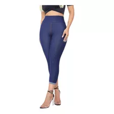 Calça Legging Capri Corsário Cintura Alta