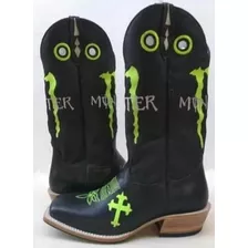 Bota Texana Country Feminina Monster Carrapeta Original 