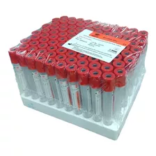 Tubo Rojo Para Extracción Al Vacío 6 Ml X 100 Und