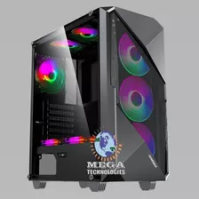 Case Gaming Gamemax Revolt Mid Tower 4 Ventiladores Rgb