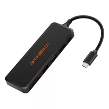 Gt Media Adaptador De Concentrador Usb-c Con Puerto De Carg.