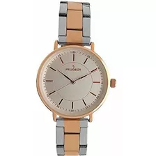 Reloj De Vestir De Pulsera De Acero Pulido Elegante Super De