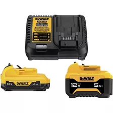 Dewalt Dcb135c - 2 Baterías 12 V 3 Ah / 5ah Cargador & Bols