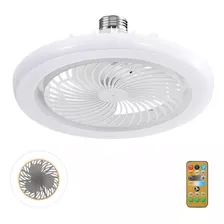 Lampara Luminaria Ventilador De Techo E27 + Control Remoto