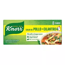 Caldo Knorr De Pollo Cilantro 8 Cubos De 10.5g