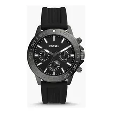 Reloj Fossil Negro Casual Modelo Bq2711 45 Mm Para Hombre