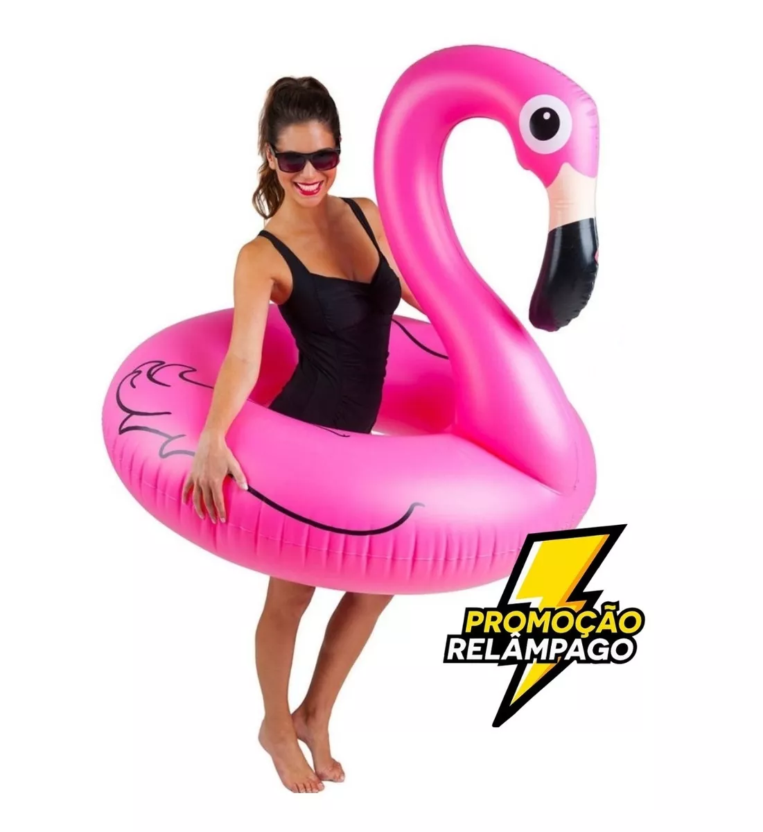 Boia Flamingo Blogueirinha Inflável Praia Piscina 90cm
