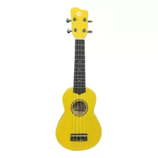 Ukelele Soprano Grape Con Funda Color Amarillo