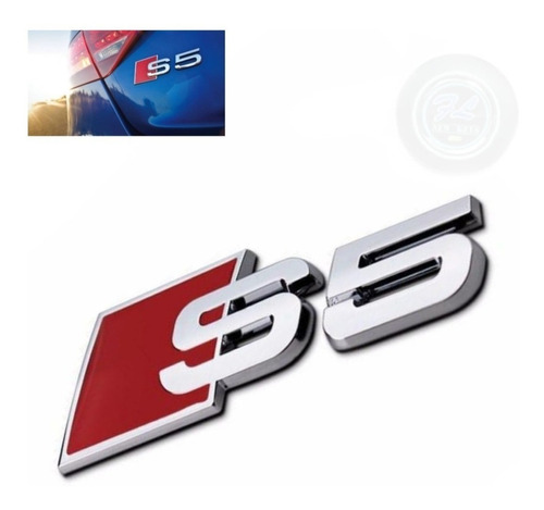 Emblema S5 Audi A5 Autoadherible Cromado Foto 2