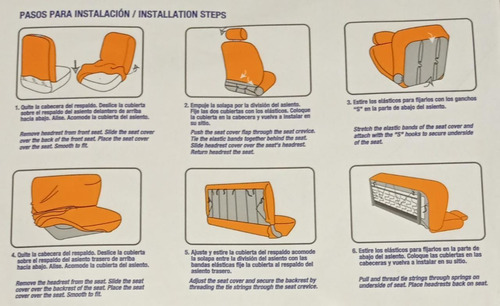 Ranger Doble Cab 2000-2005 13 Pzs Fundas De Asiento De Tela Foto 10
