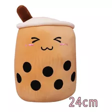 Peluche Cojín Taza De Bubble/boba Te Con Leche Café Kawaii 