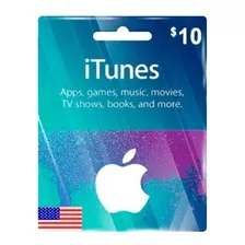 Tarjeta Apple Itunes 10 Dólares Usa - Código Original