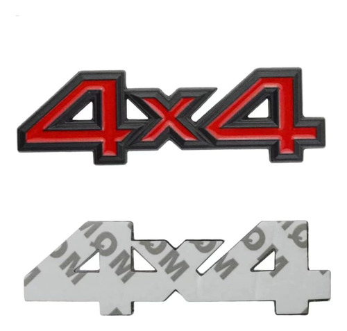 2 Insignias De Emblema 3d 4x4 Para Auto, Guardabarros Latera Foto 3