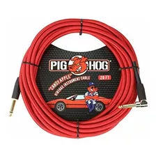 Cables Para Instrumentos Pig Hog Candy Apple Red Instrument 