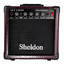 Amplificador Sheldon Gt1200 Para Guitarra De 15w Cor Roxo 110v/220v