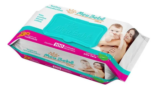Toalha Umedecida Meu Bebê Ultra 100 Folhas